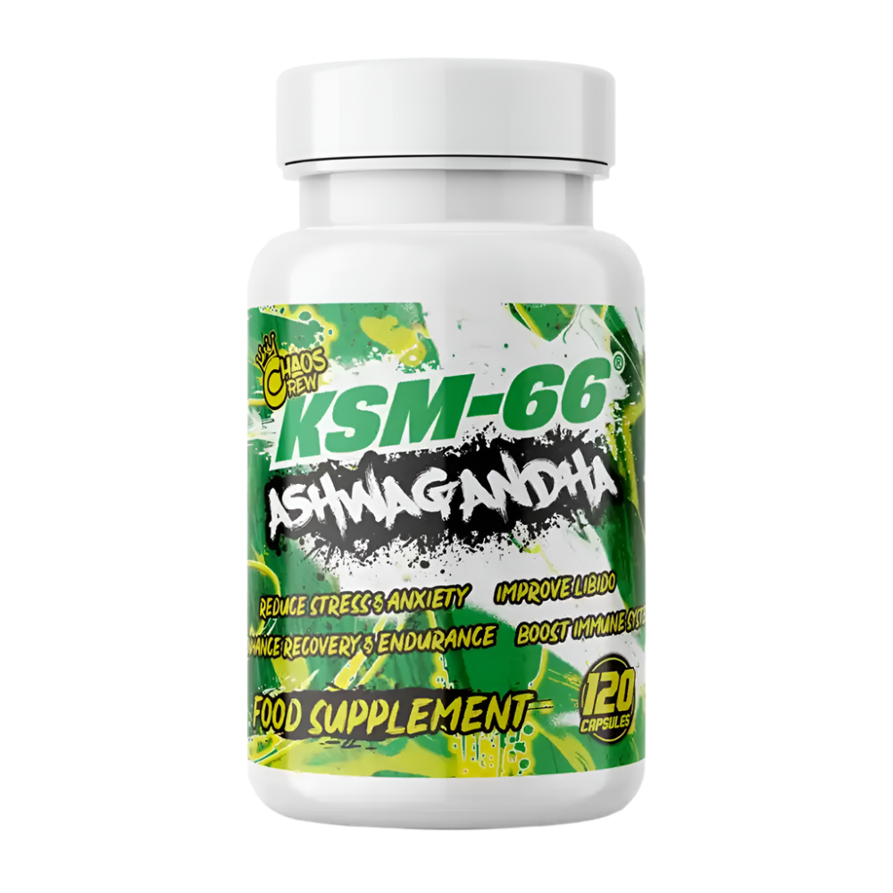 CHAOS CREW KSM-66 ASHWAGANDHA 120 capsules 60/120 servings