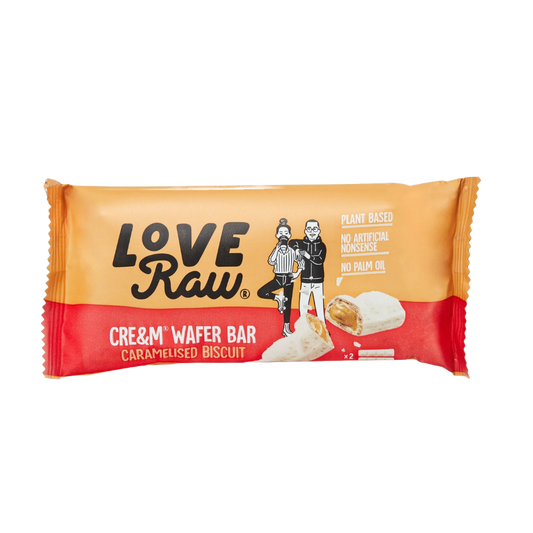 LoveRaw Vegan Cream Wafer Bar 45g