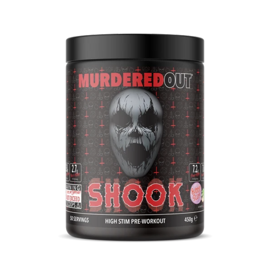 MURDERED OUT SHOOK Pre-Workout 450g 50 servings