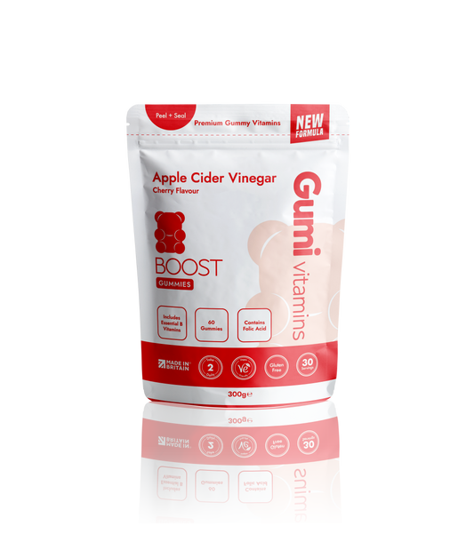 GUMI BOOST APPLE CIDER VINEGAR GUMMIES 30 servings
