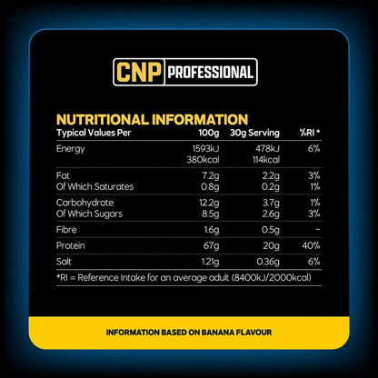 CNP PROFESSIONAL PREMIUM WHEY PROTEIN POWDER 2kg tub 66 servings