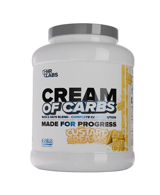 HR LABS CREAM OF CARBS RICE AND OATS BLEND 80/40 servings 2.28kg tub