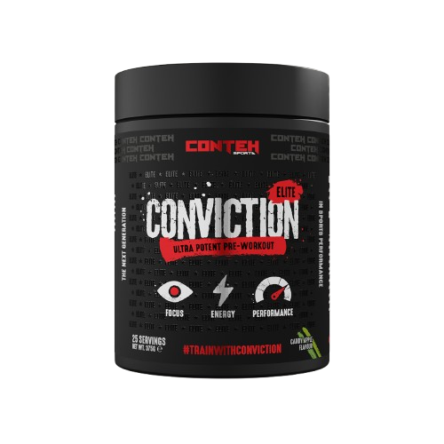 CONTEH SPORTS Elite Conviction Potent pre workout 400g 25 servings