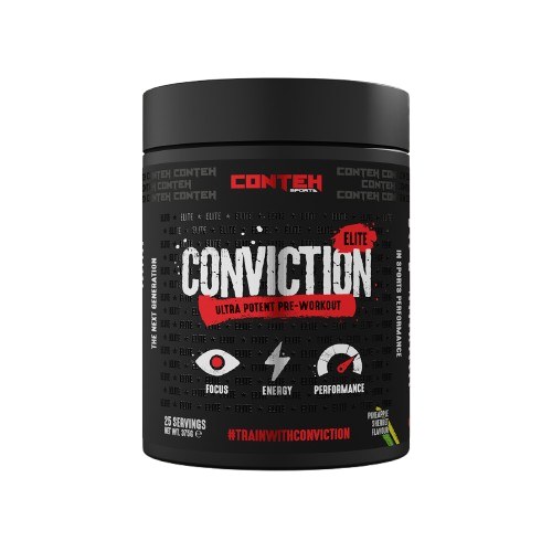 CONTEH SPORTS Elite Conviction Potent pre workout 400g 25 servings