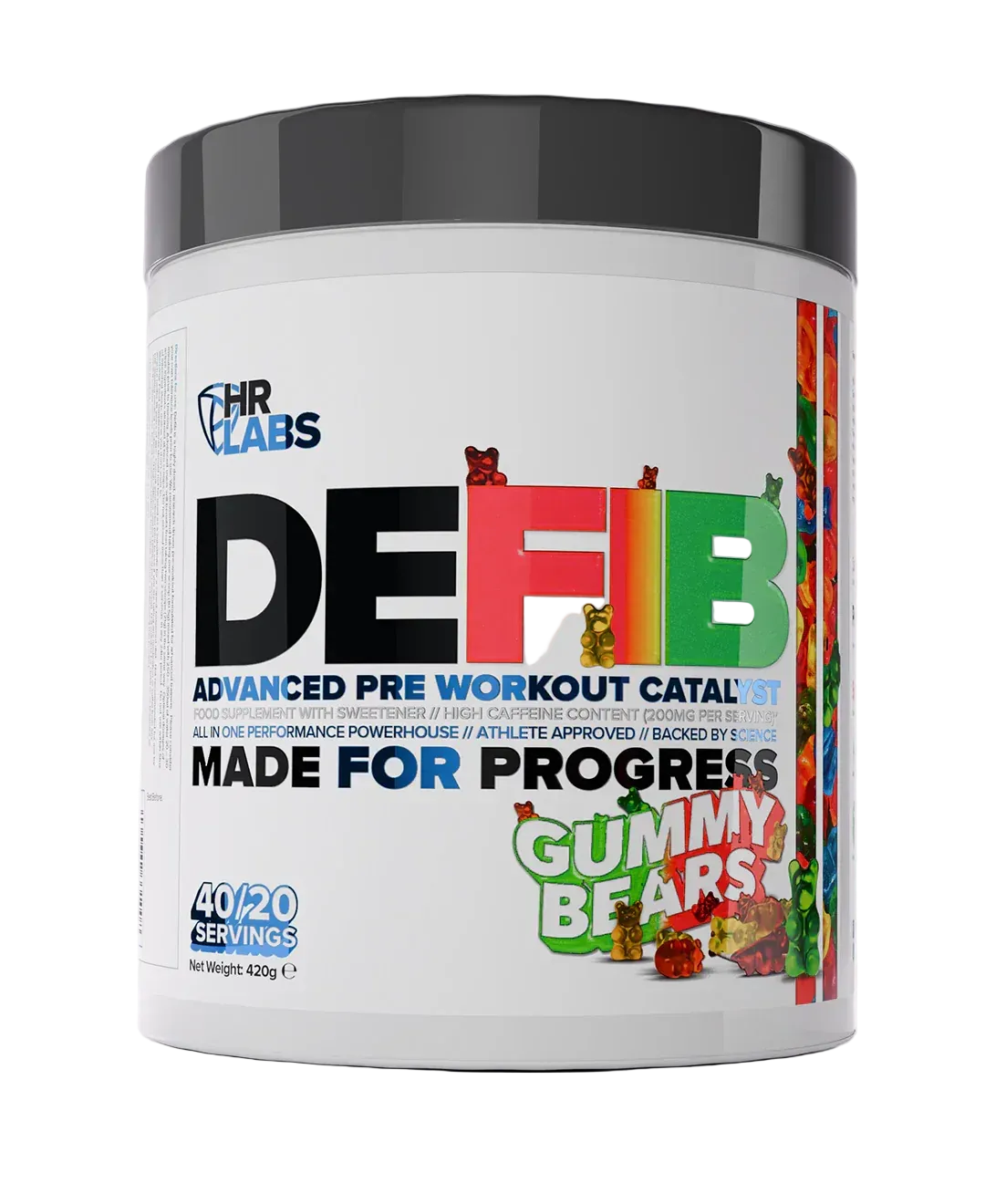 HR Labs DEFIB V3 Advanced Pre-Workout 40/20 servings 420g