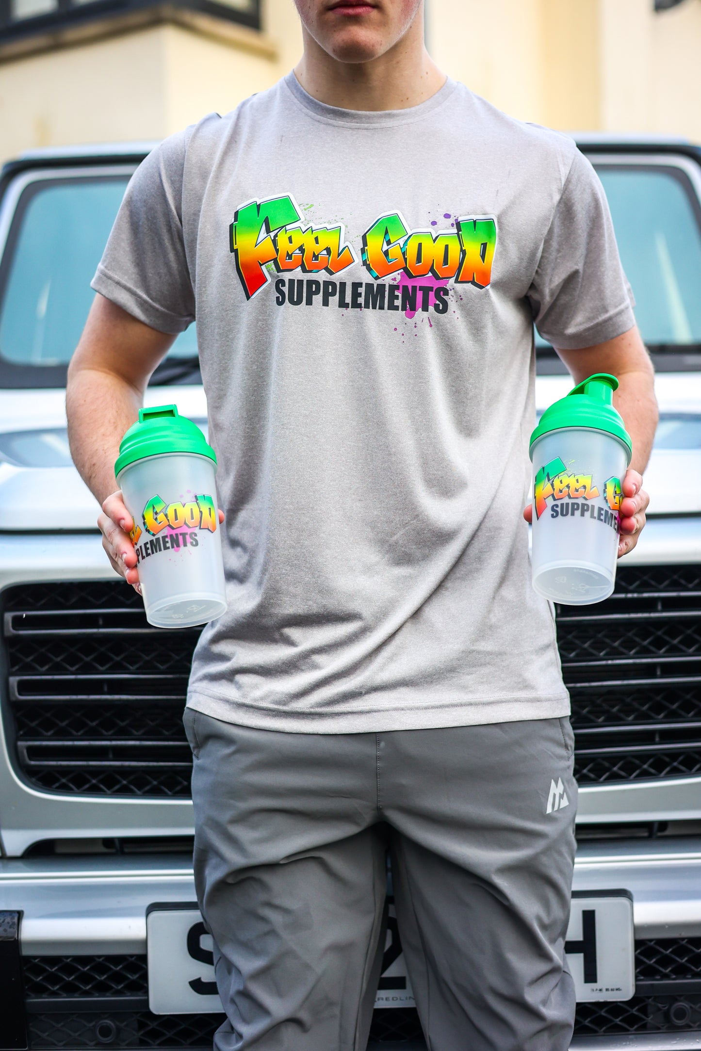 Feel Good Supplements Training T-Shirts - Grey