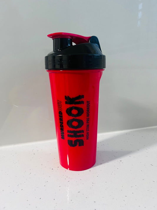 MURDERD OUT SHOOK Smart Shaker 600ml Red and Black