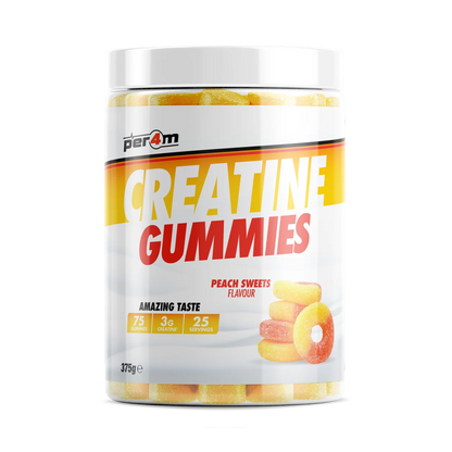 PER4M CREATINE GUMMIES 375g Tub 25 Servings