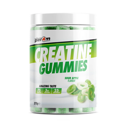 PER4M CREATINE GUMMIES 375g Tub 25 Servings