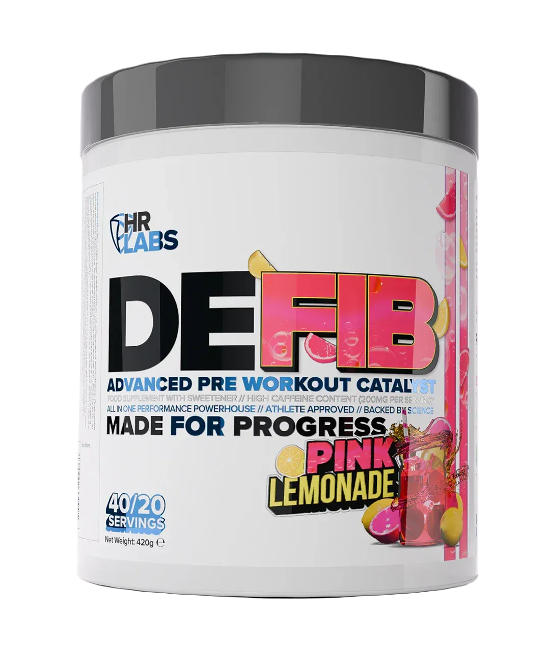 HR Labs DEFIB V3 Advanced Pre-Workout 40/20 servings 420g