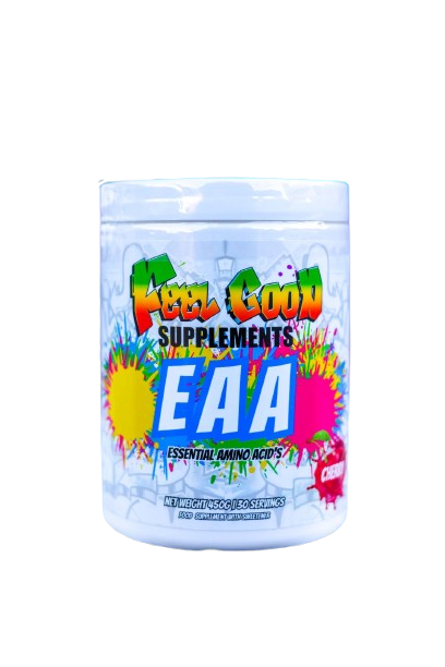 FEEL GOOD SUPPLEMENTS EAA Essential Amino Acids 450g tub 30 servings