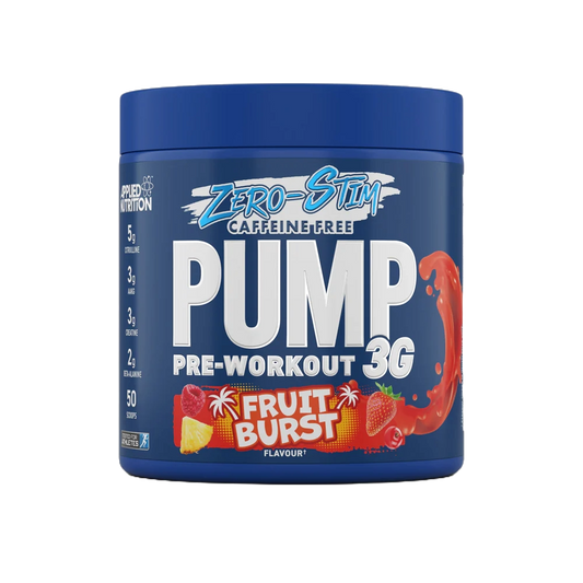 Applied Nutrition PUMP ZERO 3G Zero-Stim Pre-Workout 375g 25 Servings