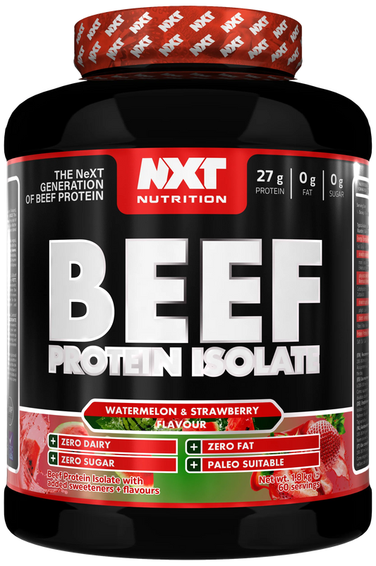 NXT NUTRITION BEEF PROTEIN ISOLATE 1.8kg tub 60 servings