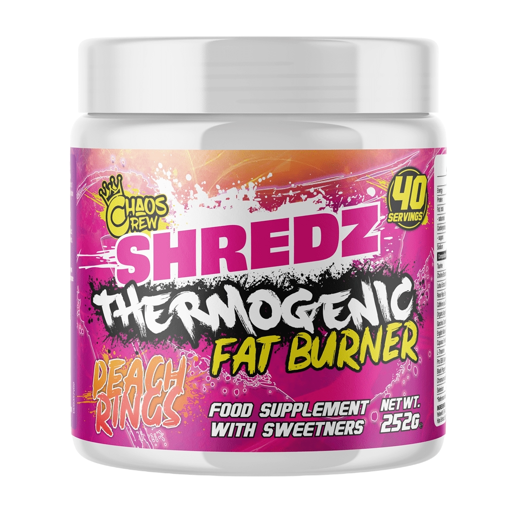 Chaos Crew SHREDZ Thermogenic Fat Burner 252g 40 servings