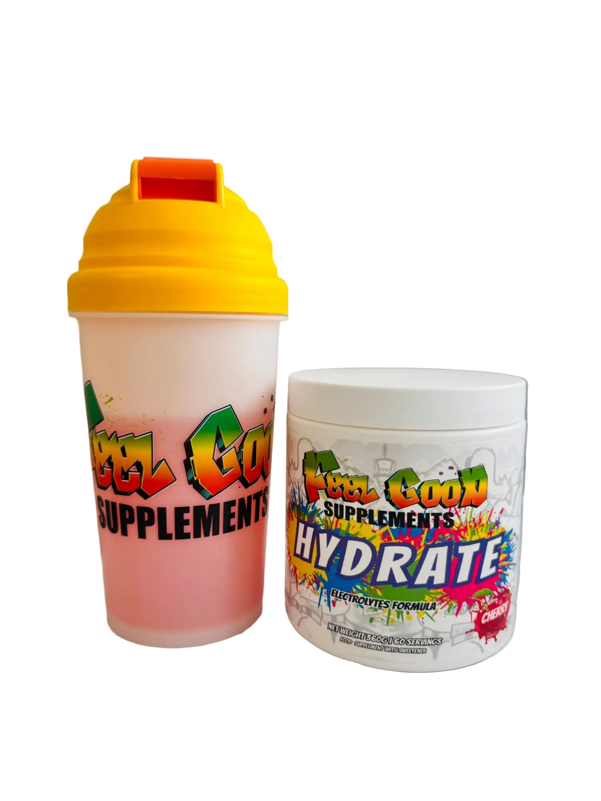 FEEL GOOD SUPPLEMENTS HYDRATE Electrolytes Formula 360g tub 60 Servings