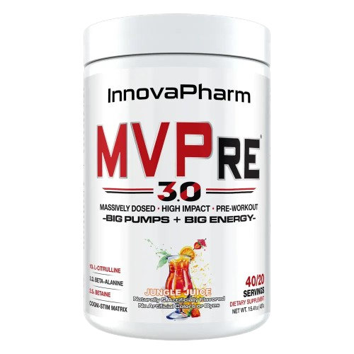 INNOVAPHARM MVPre 3.0 Stim Pre Workout 40/20 Servings 440g Tub