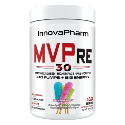 INNOVAPHARM MVPre 3.0 Stim Pre Workout 40/20 Servings 440g Tub