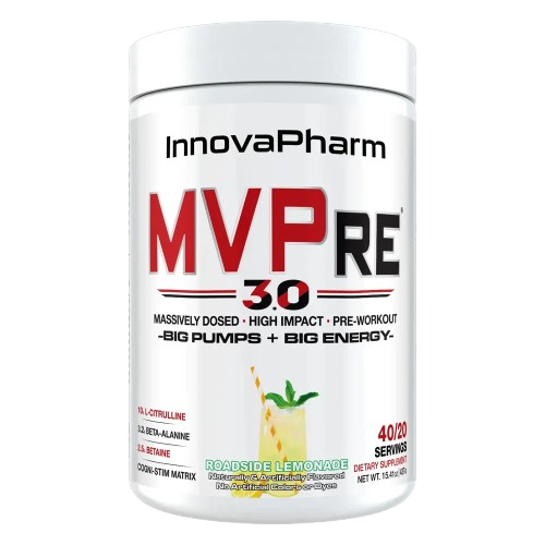 INNOVAPHARM MVPre 3.0 Stim Pre Workout 40/20 Servings 440g Tub