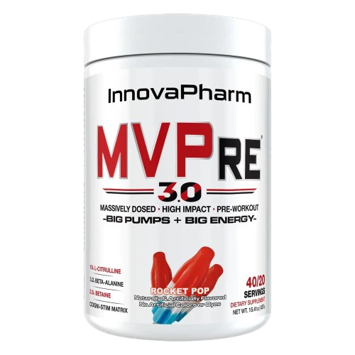INNOVAPHARM MVPre 3.0 Stim Pre Workout 40/20 Servings 440g Tub