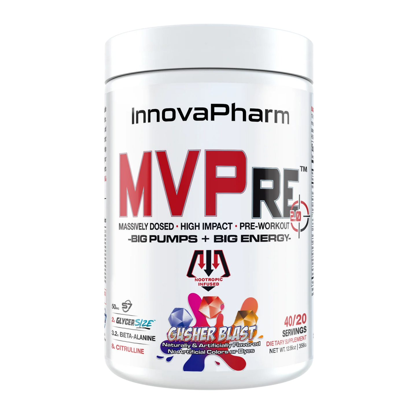 InnovaPharm MVPre Pre-Workout 356g 40/20 servings