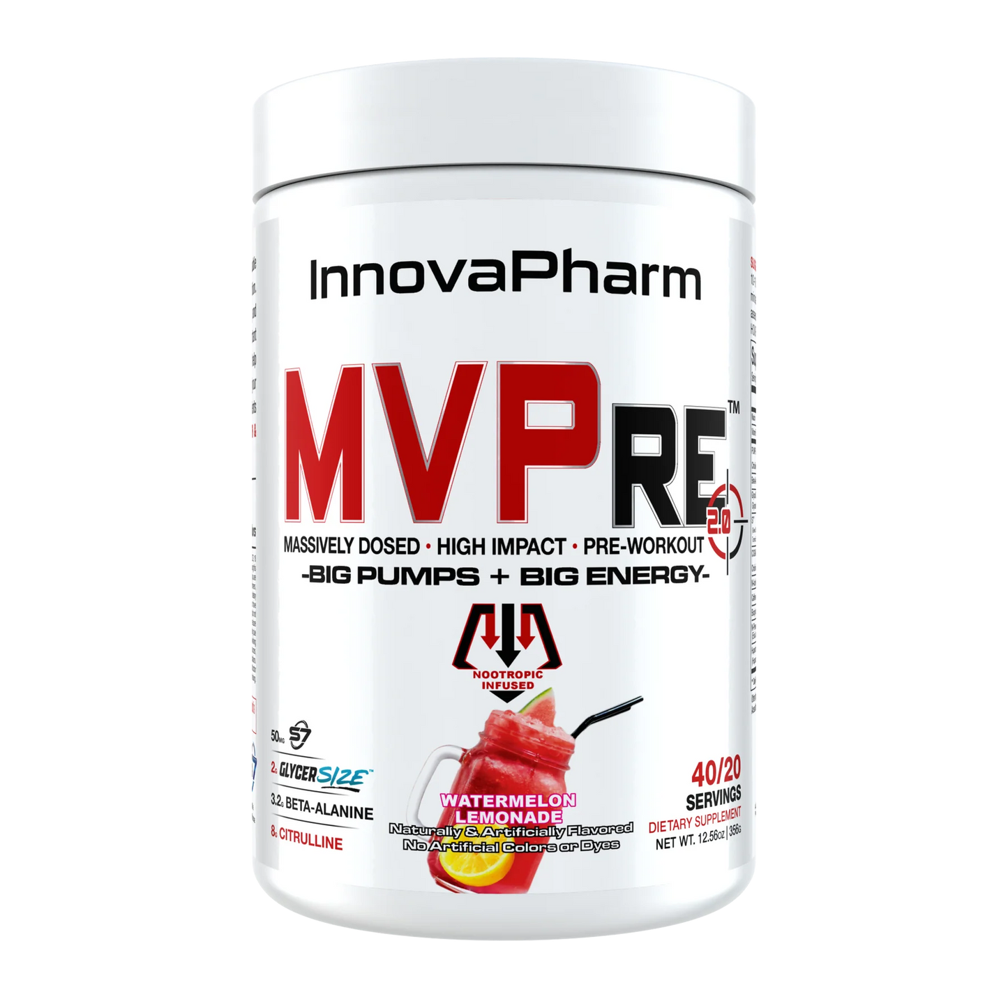 InnovaPharm MVPre Pre-Workout 356g 40/20 servings