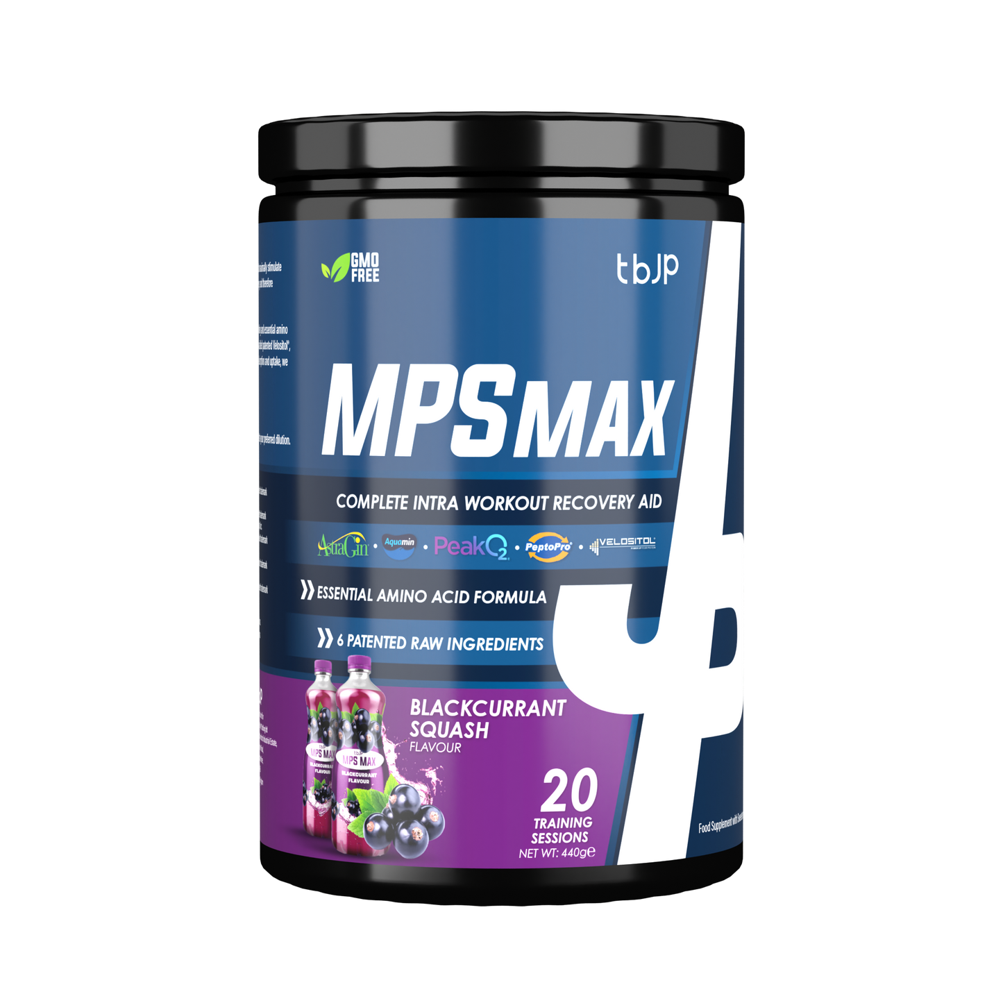 Trained by JP MPS MAX  Intra Workout 440g 20 servings