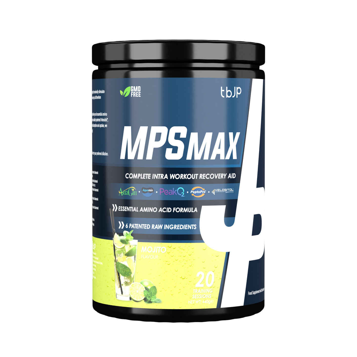 Trained by JP MPS MAX  Intra Workout 440g 20 servings