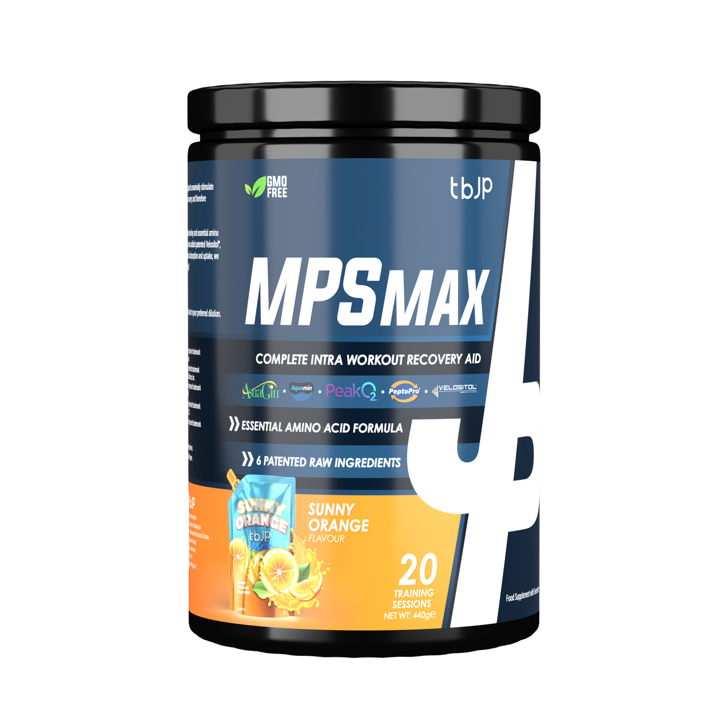 Trained by JP MPS MAX  Intra Workout 440g 20 servings