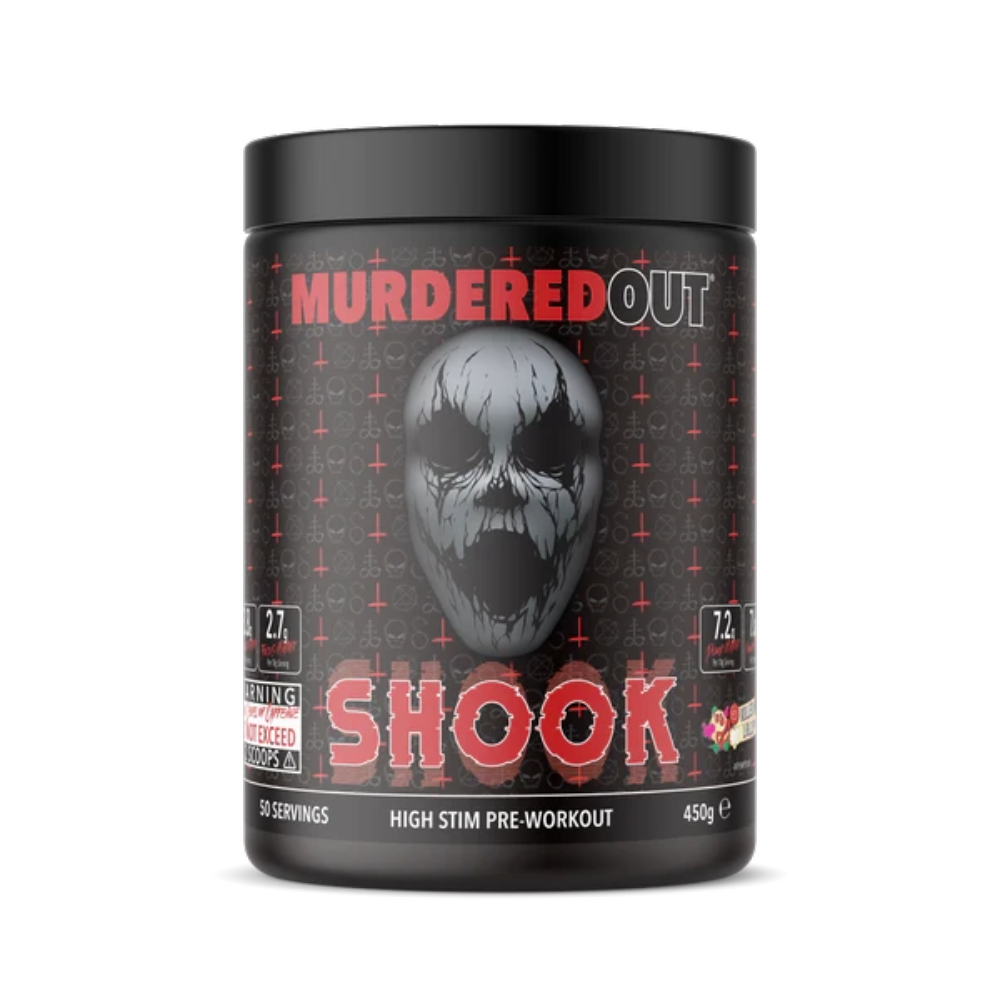 MURDERED OUT SHOOK Pre-Workout 450g 50 servings