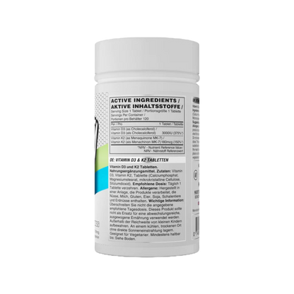Naughty Boy D3 + K2 120 servings