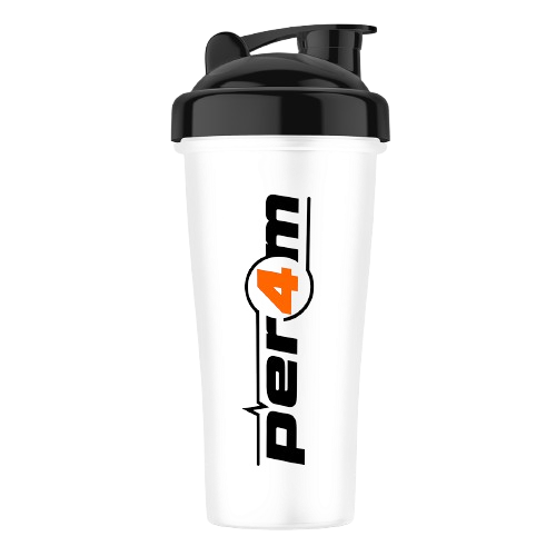 PER4M White Shaker Bottle 700ml