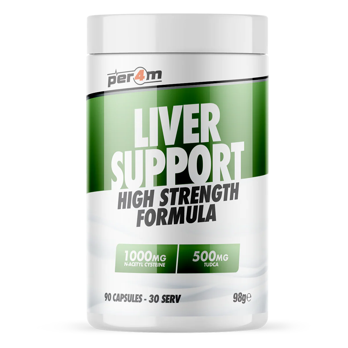 PER4M LIVER SUPPORT High Strength Formula  90 capsules 30 servings
