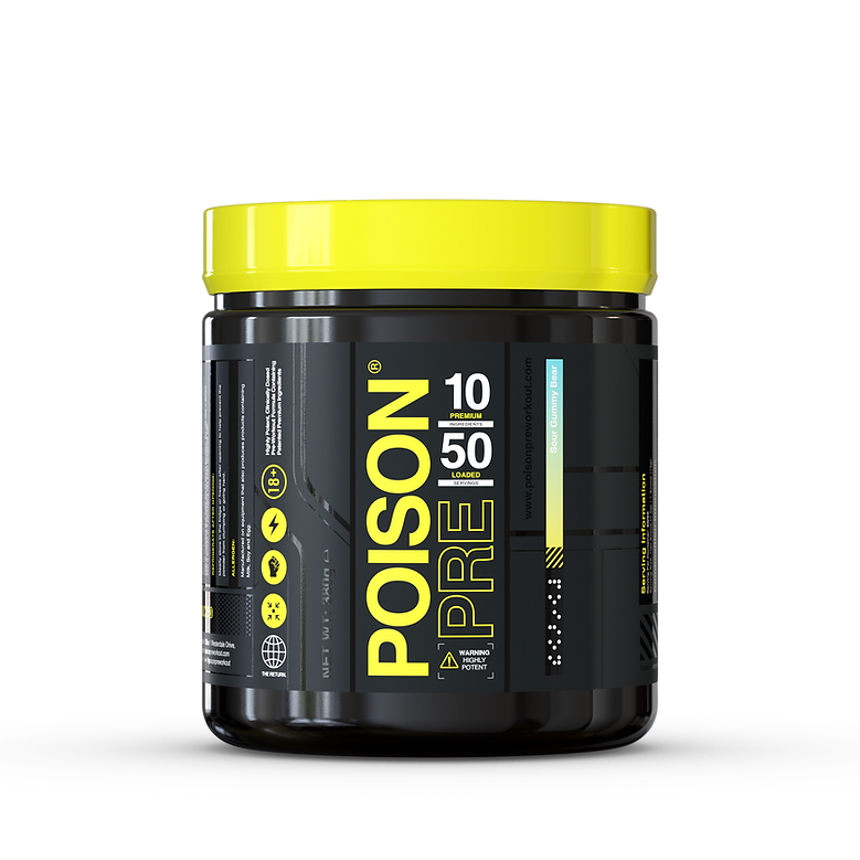 POISON PRE Pre-Workout Formula 425g 50/25 servings