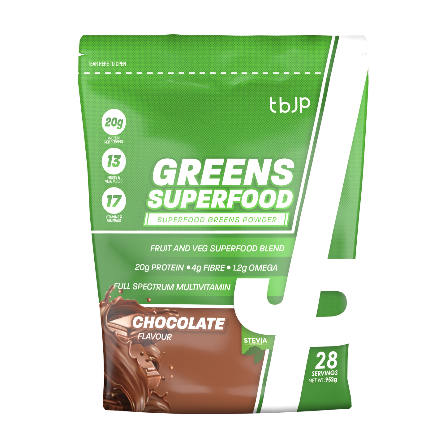 Trained by JP Superfood Greens 28 servings 1kg